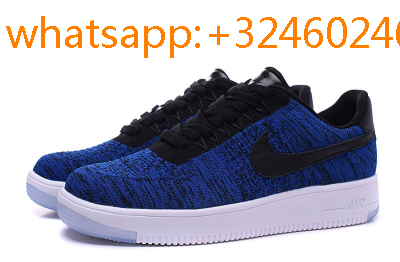 air force 1 flyknit bleu